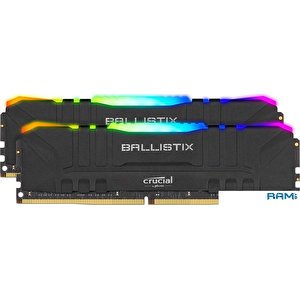 Оперативная память Crucial Ballistix RGB 2x16GB DDR4 PC4-25600 BL2K16G32C16U4BL