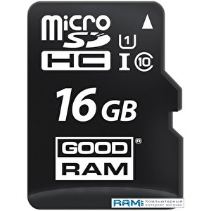 Карта памяти GOODRAM M1A0 microSDHC M1A0-0160R12 16GB