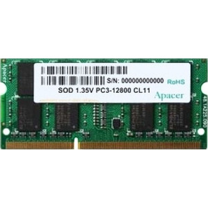 Оперативная память Apacer 4GB DDR3 SO-DIMM PC3-12800 (DV.04G2K.KAM)