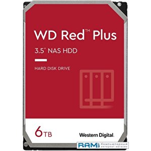 Жесткий диск WD Red Plus 6TB WD60EFPX