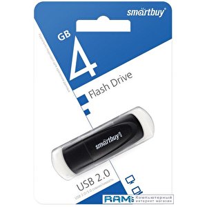 USB Flash SmartBuy Scout 4GB (черный)