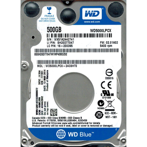 Жесткий диск 500Gb Western Digital WD5000LPCX