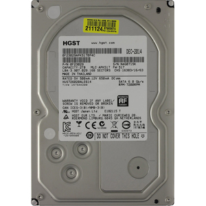 Жесткий диск HGST Ultrastar 7K6000 2TB (HUS726020ALE614)