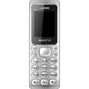 Мобильный телефон Maxvi M11 Silver