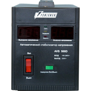 Стабилизатор напряжения Powerman AVS 500D Black