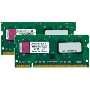 Память SO-DIMM 2048Mb DDR2 Kingston PC-5300 (KVR667D2S5K2/2G)