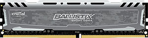 Оперативная память Crucial Ballistix Sport LT Gray 16GB DDR4 PC4-19200 [BLS16G4D240FSB]