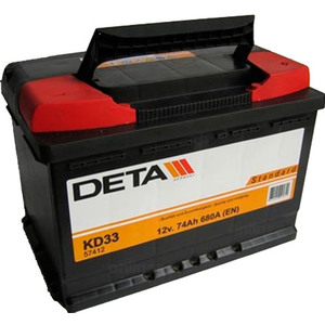Автомобильный аккумулятор DETA Standard DC412 (41 А/ч)