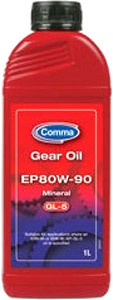 Трансмиссионное масло Comma EP80W-90 GL-5 1л