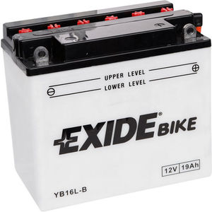 Мотоциклетный аккумулятор Exide Conventional YB16L-B (19 А/ч)
