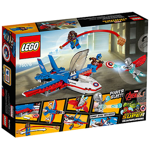 Конструктор LEGO Воздушная погоня Капитана Америка 76076