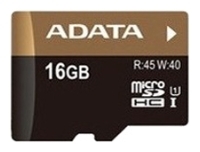 Карта памяти A-Data Premier Pro microSDHC UHS-I U1 16GB (AUSDH16GUI1-R)