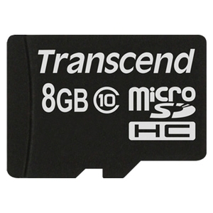 Карта памяти Transcend microSDHC (Class 10) 8GB (TS8GUSDC10)