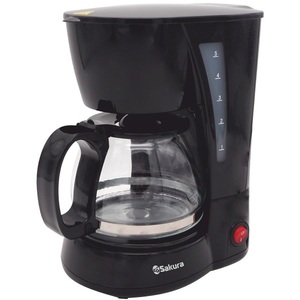 Капельная кофеварка Sakura SA-6107BK черный