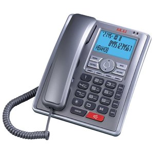 Телефон проводной AKAI AT-A15 (титан)