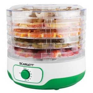 Сушка для фруктов и овощей Scarlett SC-FD421011 5под. зеленый