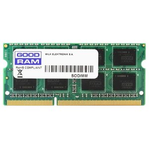 Оперативная память GOODRAM 2GB DDR3 SO-DIMM PC3-12800 [GR1600S3V64L11/2G]