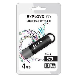 USB флэш-накопитель EXPLOYD 570 4GB (фиолетовый)