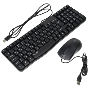 Клавиатура+Мышь RAPOO N1850 Black