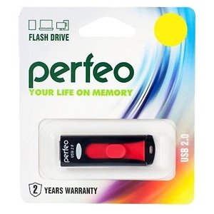 USB Flash Perfeo S01 4GB (белый) [PF-S01W004]