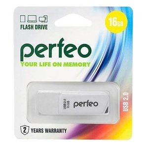 USB Flash Perfeo C10 16GB (черный) [PF-C10B016]