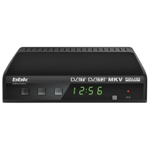 Приемник цифрового ТВ BBK SMP021HDT2 (темно-серый)