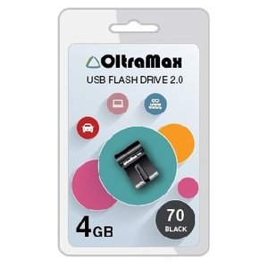 USB Flash Oltramax 70 4GB (черный)