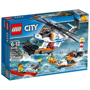 Конструктор LEGO City 60166 Сверхмощный спасательный вертолёт