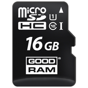 Карта памяти GOODRAM microSDHC (Class 10) UHS-I 16GB [M1A0-0160R11-A1]