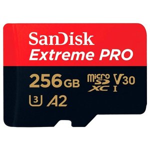 Карта памяти SanDisk Extreme PRO SDSQXCZ-256G-GN6MA microSDXC 256GB (с адаптером)