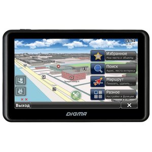 Навигатор Автомобильный GPS Digma ALLDRIVE 505 5  480x272 4Gb microSD черный CityGuide