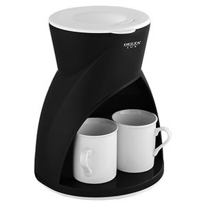Капельная кофеварка Delta Lux DL-8131 (черный/белый)
