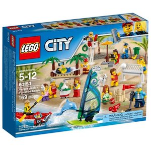 Конструктор LEGO City Отдых на пляже - жители LEGO City 60153