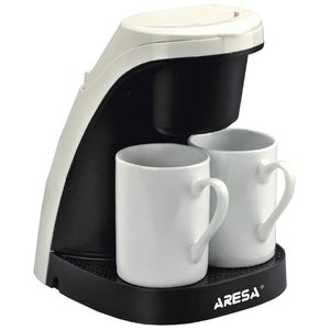 Кофеварка Aresa CM-112 White-Black