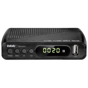 Приемник цифрового ТВ BBK SMP145HDT2 (серый)