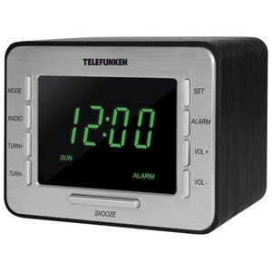 Радиоприемник Telefunken TF-1508 черный/серебристый