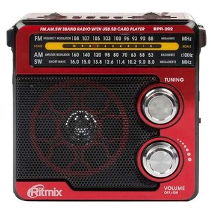 Радиоприемник Ritmix RPR-202 (красный)