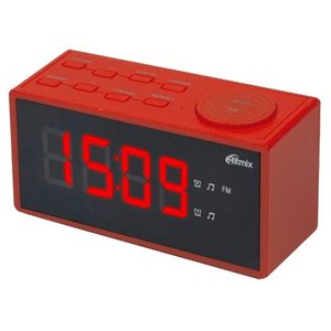 Радиочасы Ritmix RRC-1212 (красный)