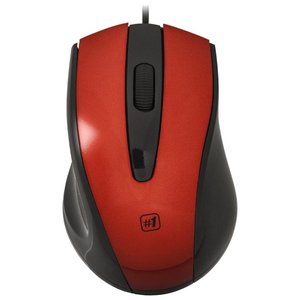Мышь Defender #1 MM-920 (красный/черный)