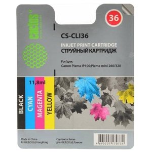Картридж для принтера струйный Cactus CS-CLI36