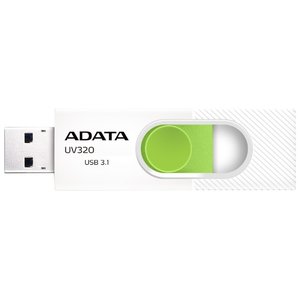 USB Flash A-Data UV320 16GB (белый/зеленый)