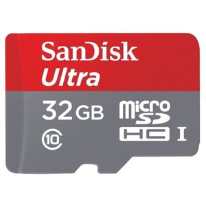 Карта памяти SanDisk Ultra SDSQUNS-032G-GN3MN microSDHC 32GB