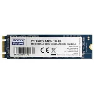 SSD GOODRAM S400U 120GB SSDPB-S400U-120-80