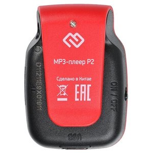 MP3 плеер Digma P2 (красный)
