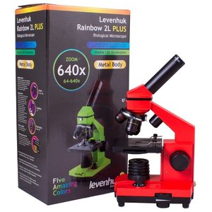 Микроскоп Levenhuk Rainbow 2L PLUS Azure