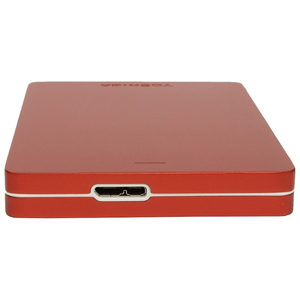 Внешний жесткий диск Toshiba Canvio Alu HDTH310ER3AB 1TB (красный)