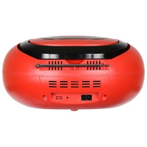 Аудиомагнитола Hyundai H-PCD280 красный, черный