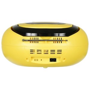 Аудиомагнитола Hyundai H-PCD300 желтый, черный
