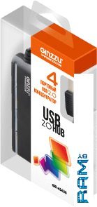 USB-хаб Ginzzu GR-434UB