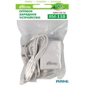 Зарядное устройство Ritmix RM-110 (белый)